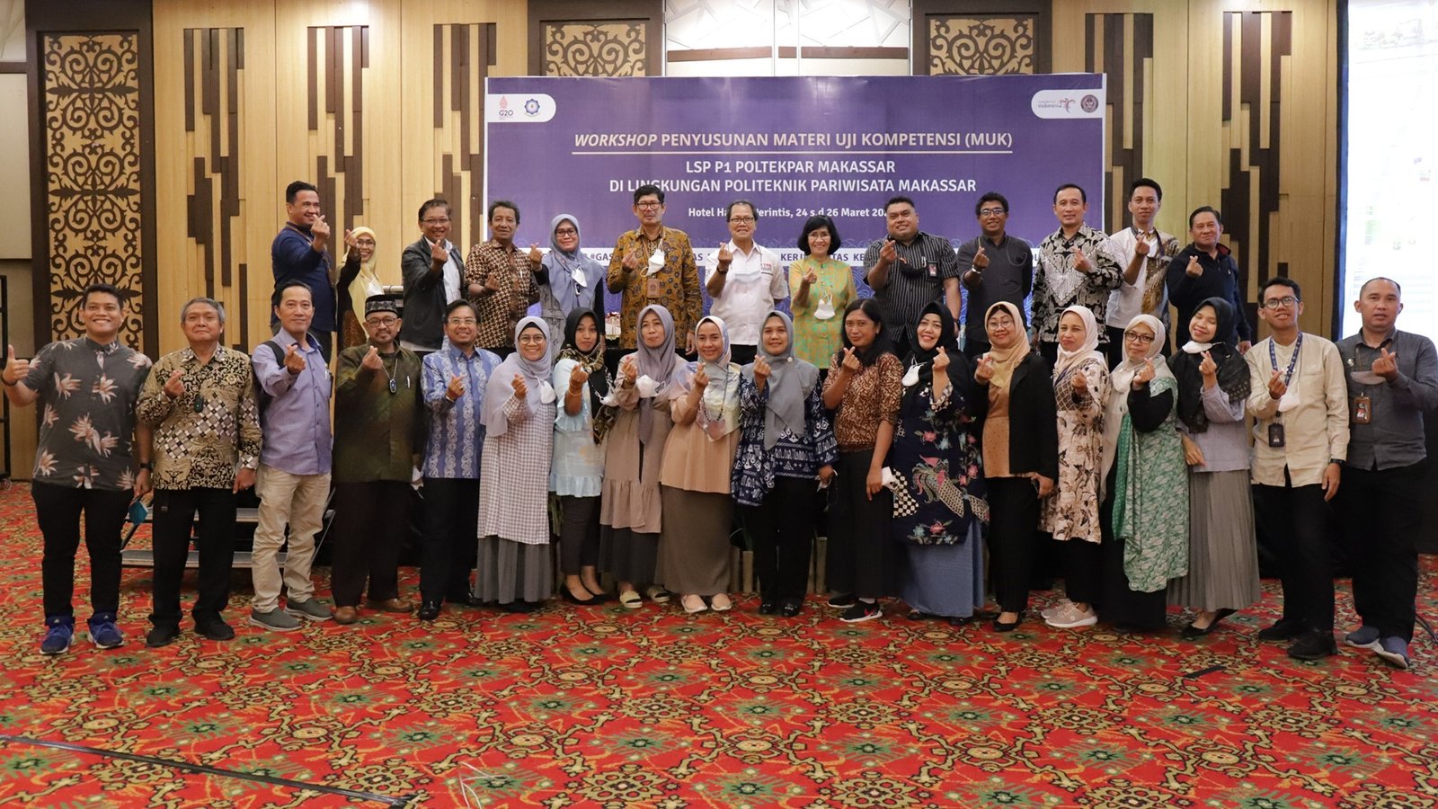 LSP Poltekpar Makassar laksanakan Workshop Penyusunan Materi Uji Kompetensi1 ADAPADA.COM